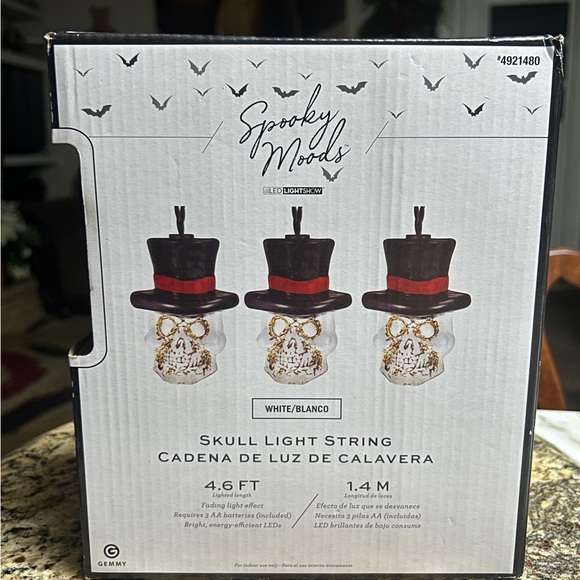 Gemmy • 2022 • Spooky Moods • LED Lightshow • Skeleton Light String • New W/ Box - Picture 8 of 10